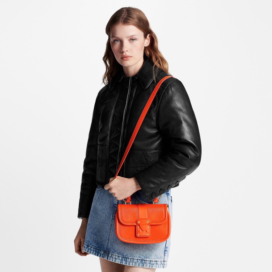 Women Louis Vuitton Leather Bags | Hide And Seek Orange Minnesota