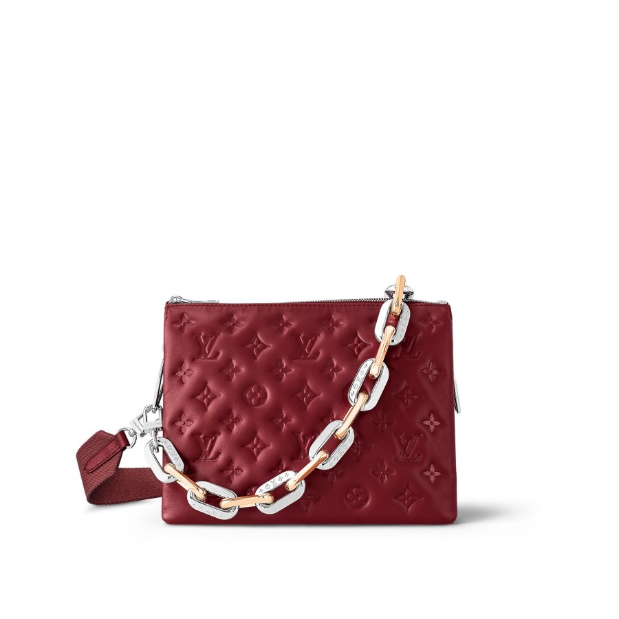 Women Louis Vuitton Leather Bags | Coussin Pm Wine