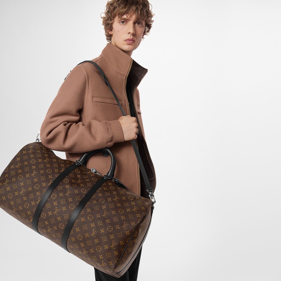 Women Louis Vuitton Travel Bags | Keepall Bandouliere 55