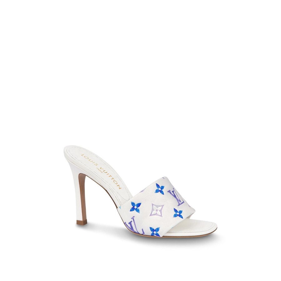 Women Louis Vuitton Mules And Slides | Revival Mule Light Blue