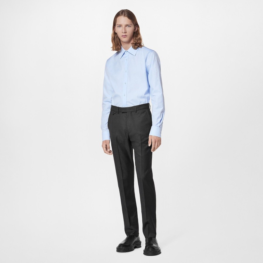 Men Louis Vuitton Shirts | Long-Sleeved Slim Shirt