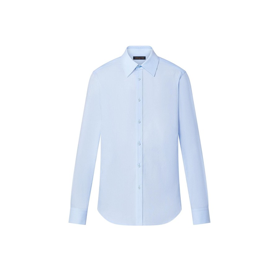 Men Louis Vuitton Shirts | Long-Sleeved Slim Shirt