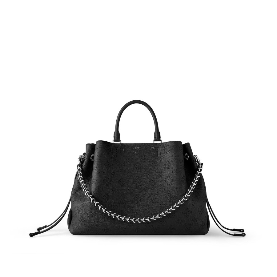 Women Louis Vuitton Leather Bags | Bella Tote Black