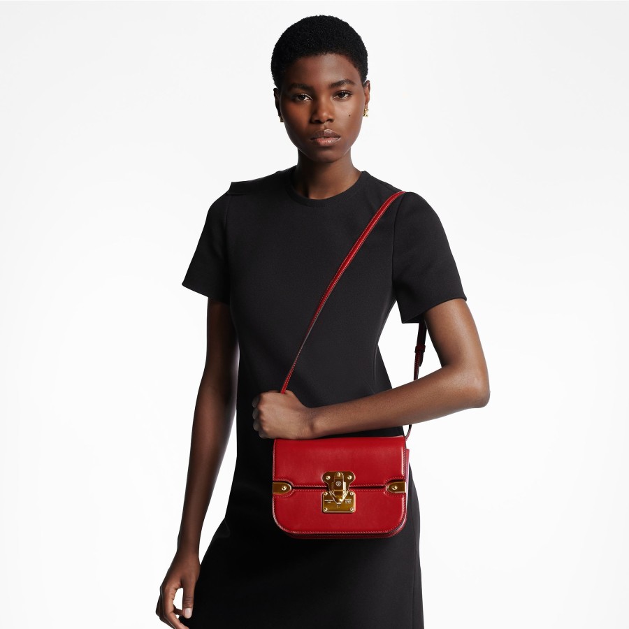 Women Louis Vuitton Leather Bags | Orsay Mm Red