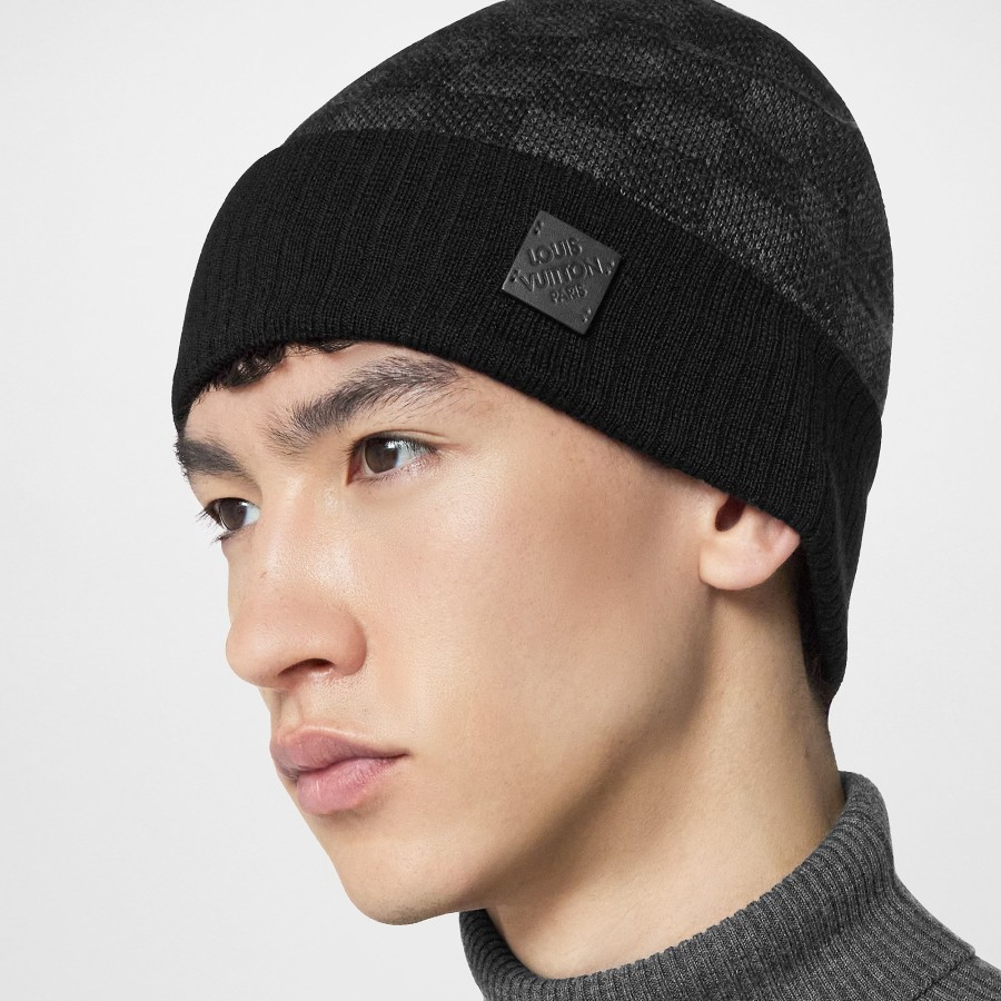 Men Louis Vuitton Hats And Gloves | Neo Petit Damier Beanie Anthracite