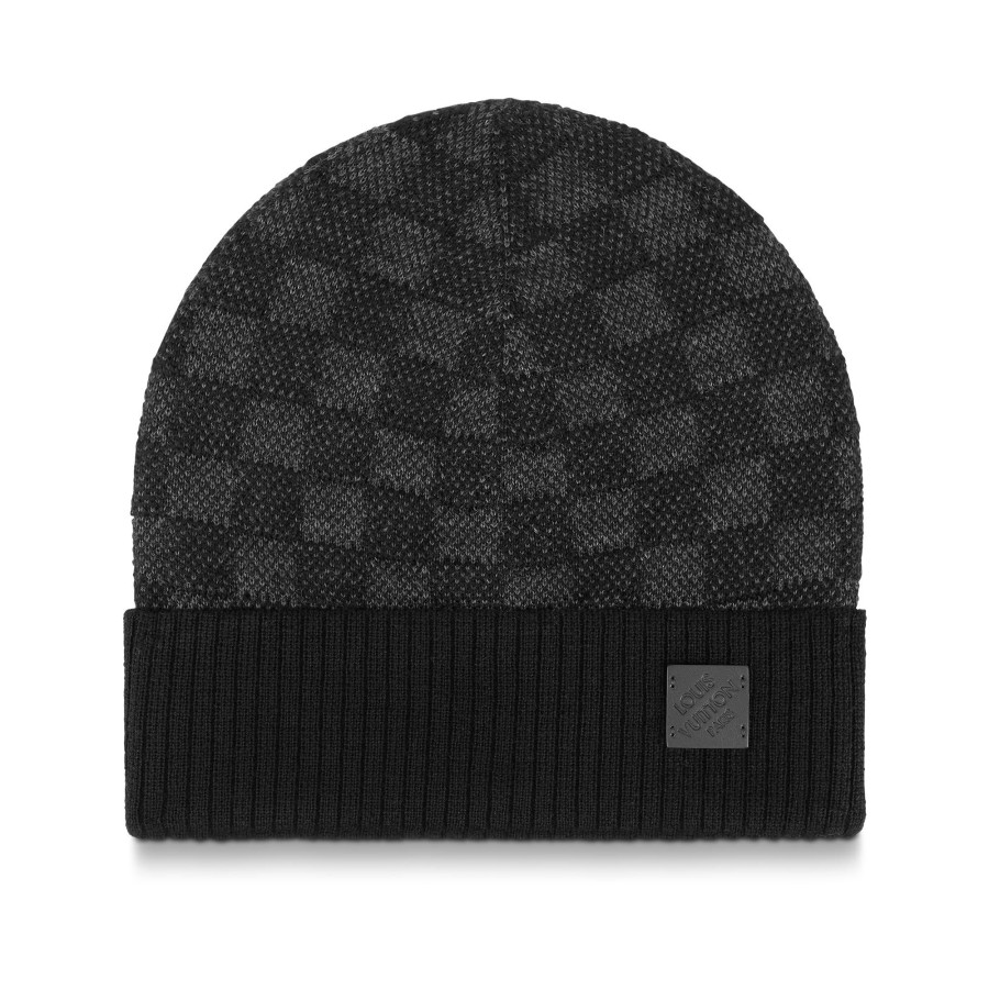 Men Louis Vuitton Hats And Gloves | Neo Petit Damier Beanie Anthracite