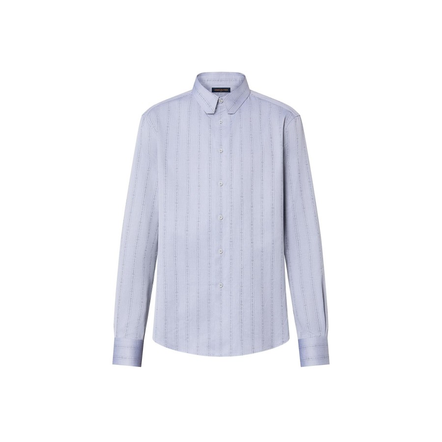 Men Louis Vuitton Shirts | Cotton Long-Sleeved Shirt