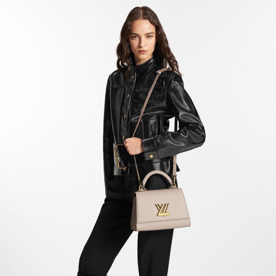 Women Louis Vuitton Shoulder And Cross Body Bags | Twist One Handle Pm Greige