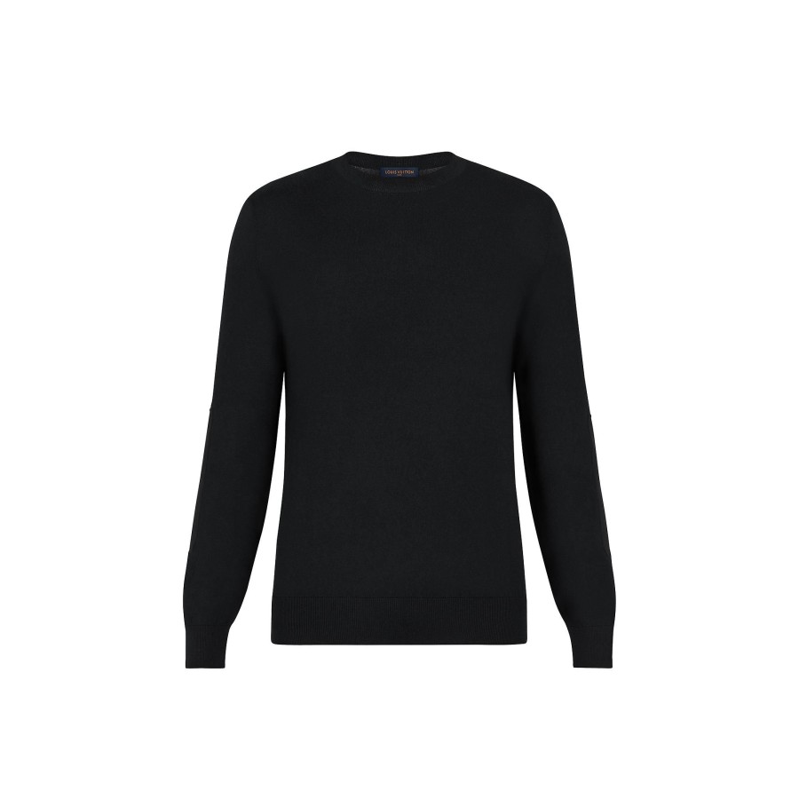 Men Louis Vuitton Knitwear And Sweatshirts | Lvse Damier Signature Crewneck