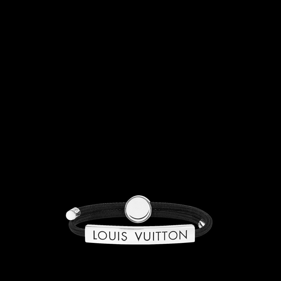 Men Louis Vuitton Bracelets | Lv Space Bracelet Black