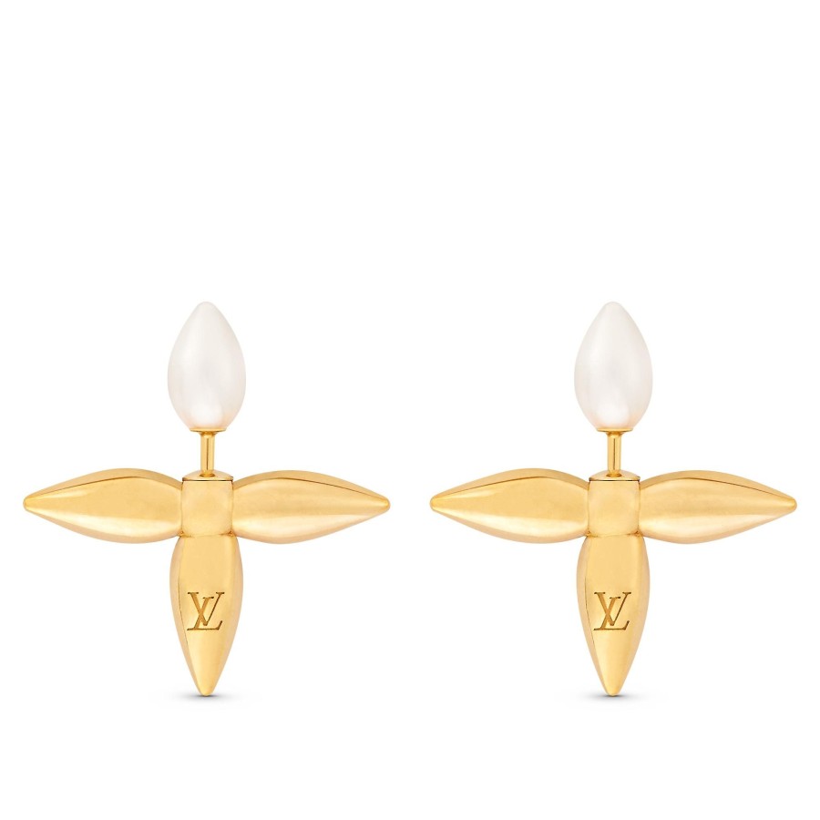 Women Louis Vuitton Earrings | Louisette Earrings Gold