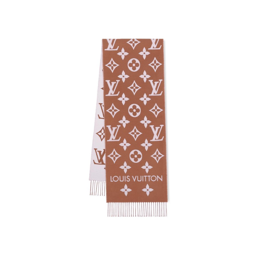 Women Louis Vuitton Scarves | Lv Essential Scarf Hazelnut