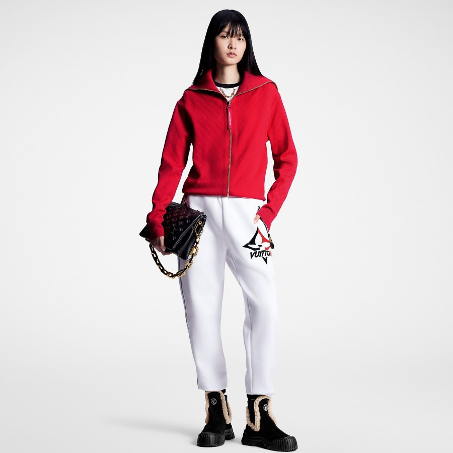 Women Louis Vuitton Knitwear | Lv Snowflake Jogging Pants