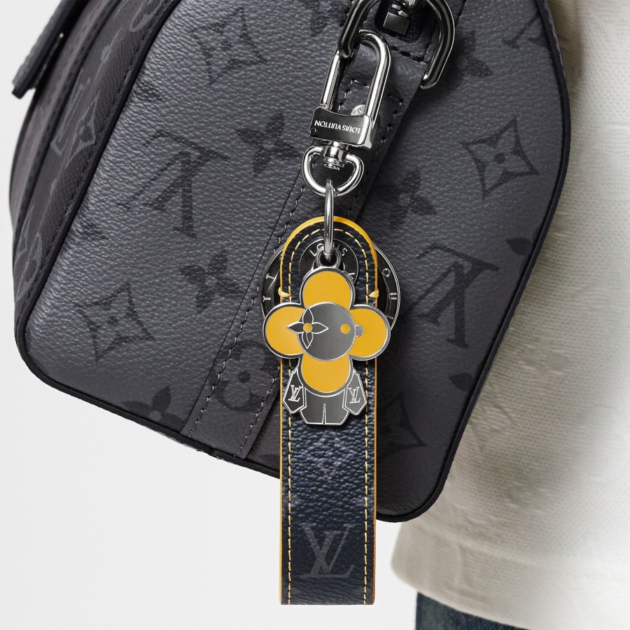 Men Louis Vuitton Key Holders And Bag Charms | Vivienne Dragonne Key Holder And Bag Charm