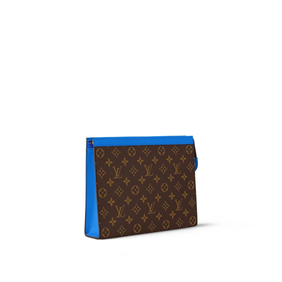 Women Louis Vuitton Travel Accessories | Pochette Voyage Mm Blue