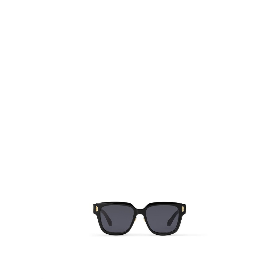 Men Louis Vuitton Sunglasses | Lv Confidence Square Sunglasses Black