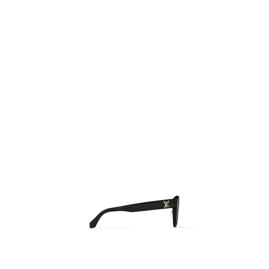 Men Louis Vuitton Sunglasses | Lv Confidence Square Sunglasses Black