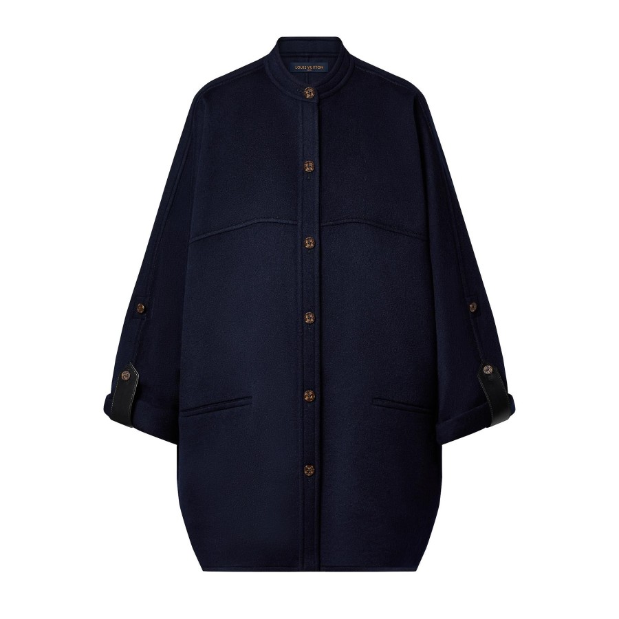 Women Louis Vuitton Coats And Jackets | Boxy Button-Up Coat