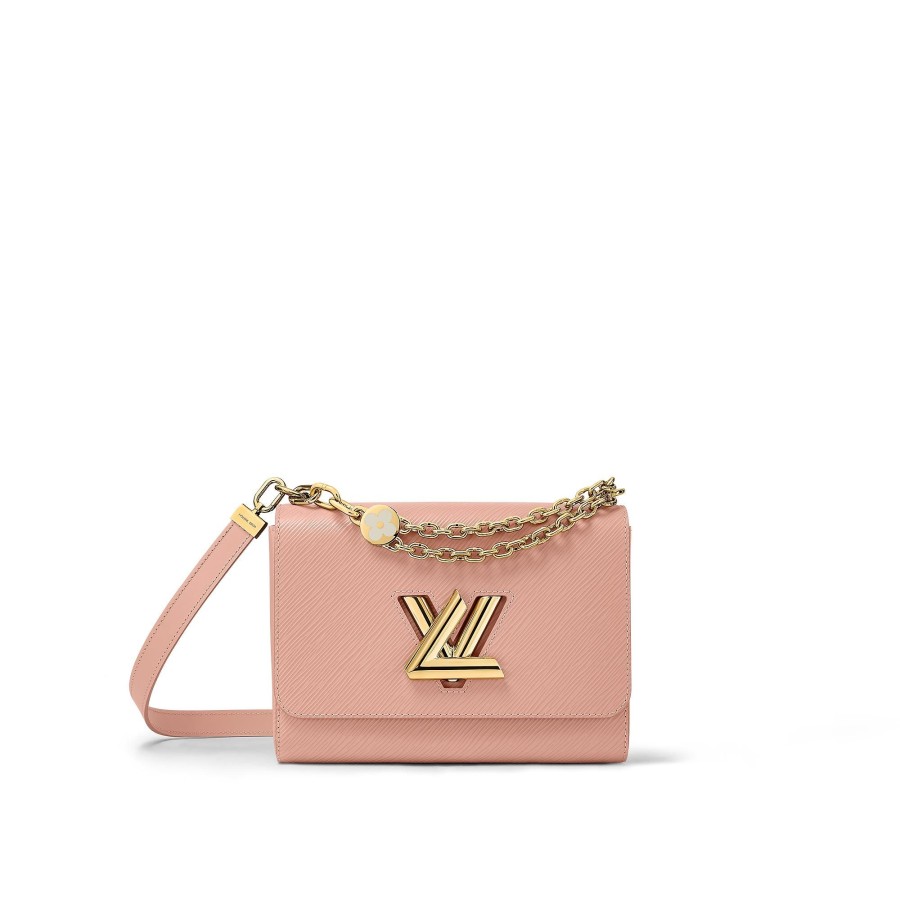 Women Louis Vuitton Shoulder And Cross Body Bags | Twist Mm Rose Trianon