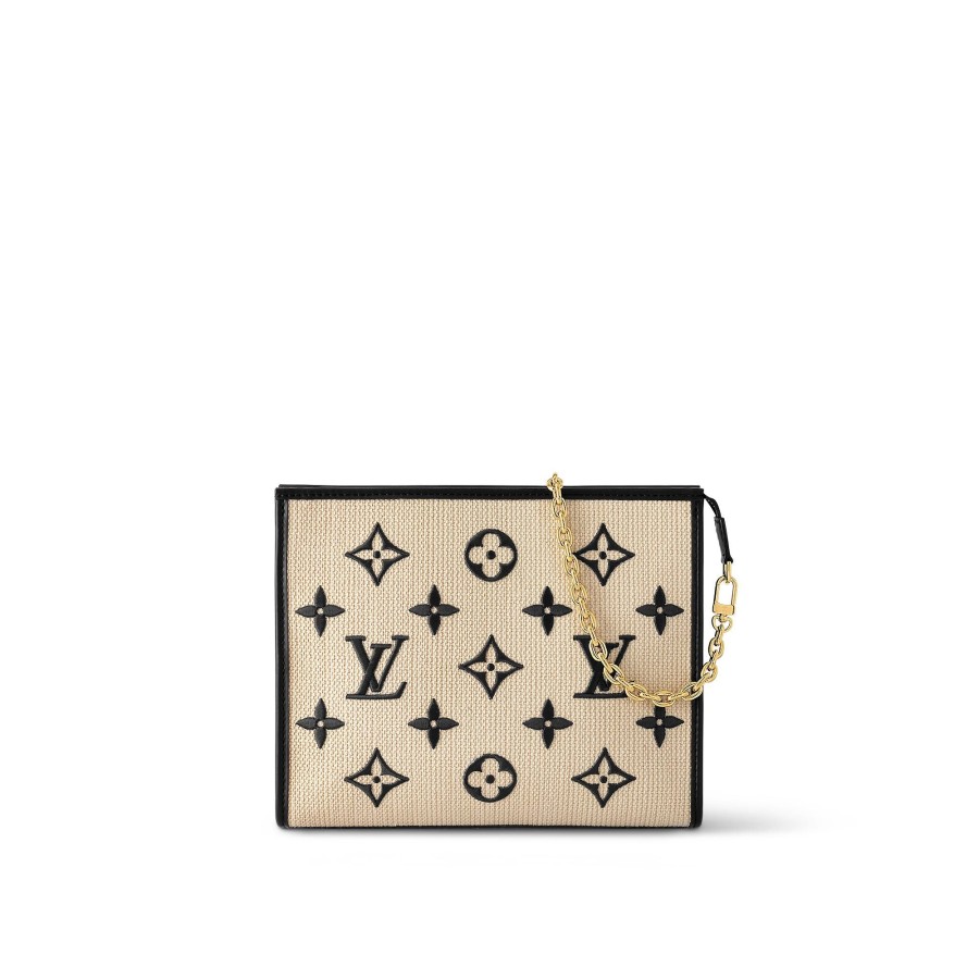 Women Louis Vuitton Chain Wallets | Toiletry Pouch On Chain