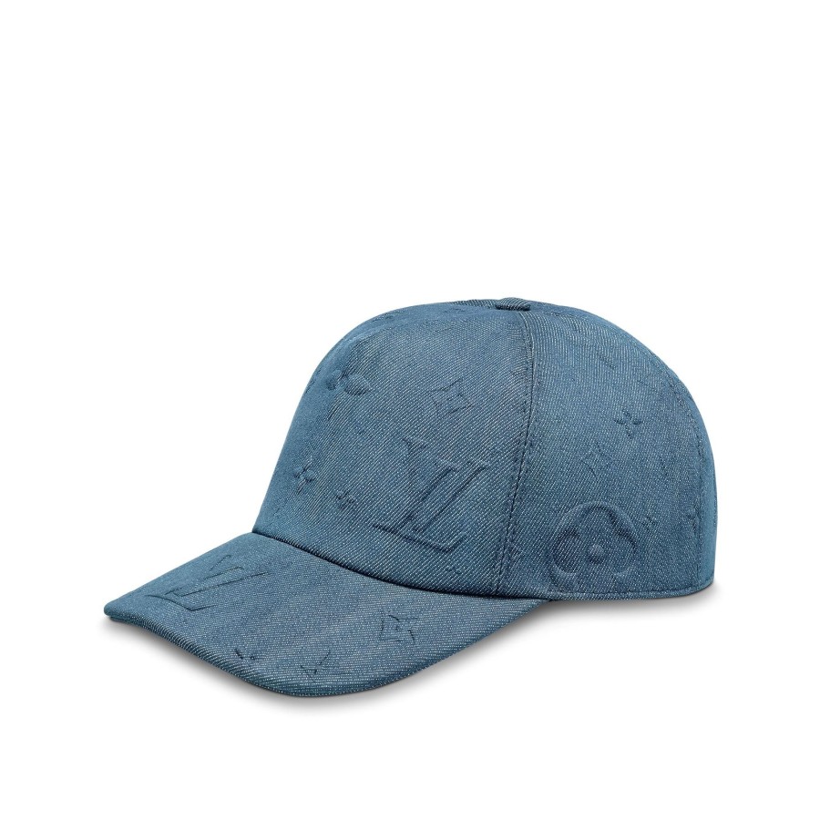 Men Louis Vuitton Hats And Gloves | Monogram Constellation Cap Blue