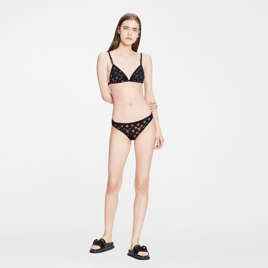 Women Louis Vuitton Swimwear | Neon Mahina Monogram Bikini Bottoms