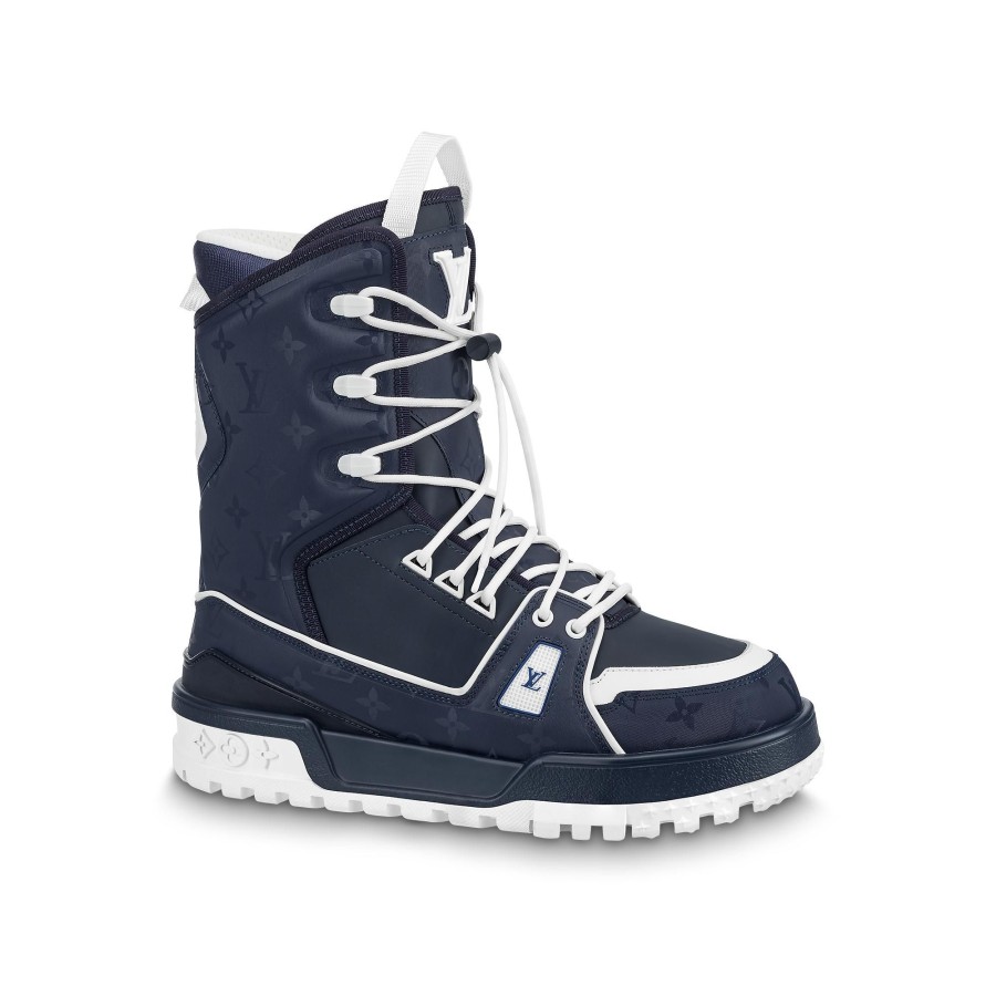 Men Louis Vuitton Boots | Lv Trainer Snow Snow Boot Marine