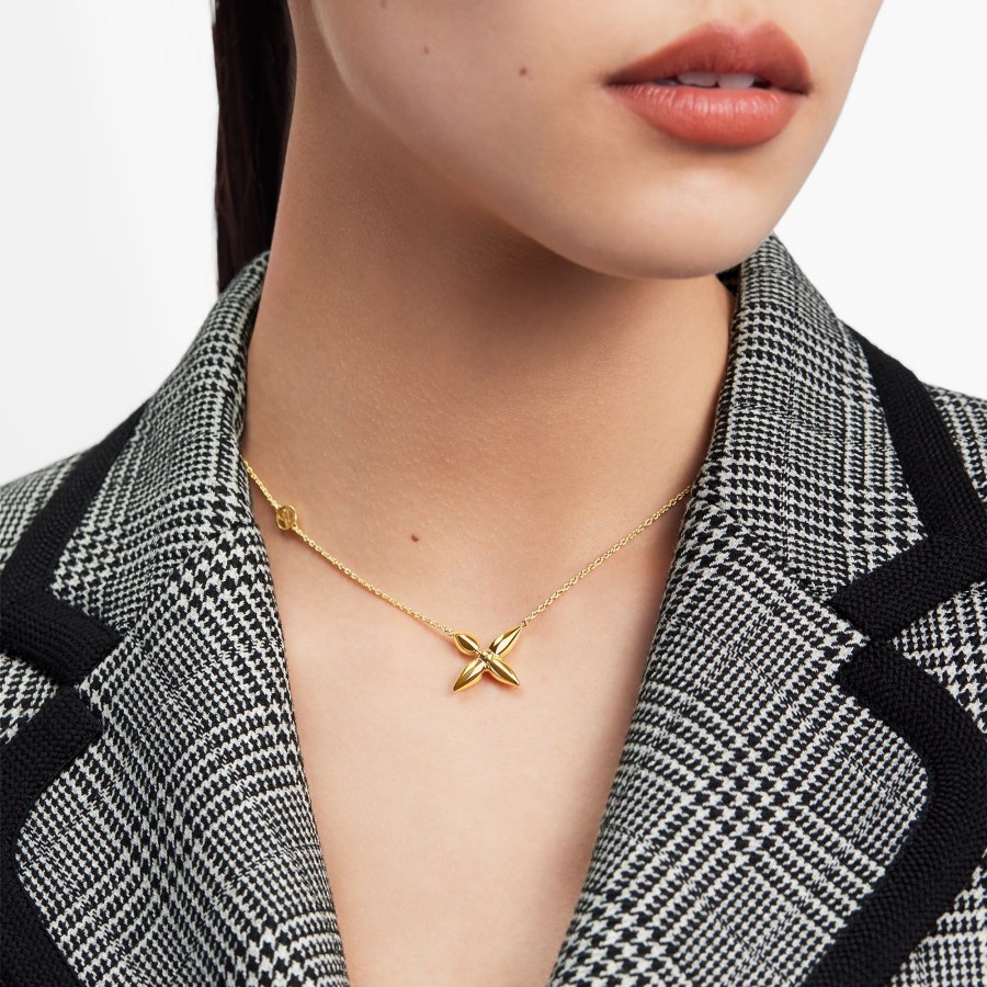 Women Louis Vuitton Necklaces And Pendants | Louisette Necklace Gold