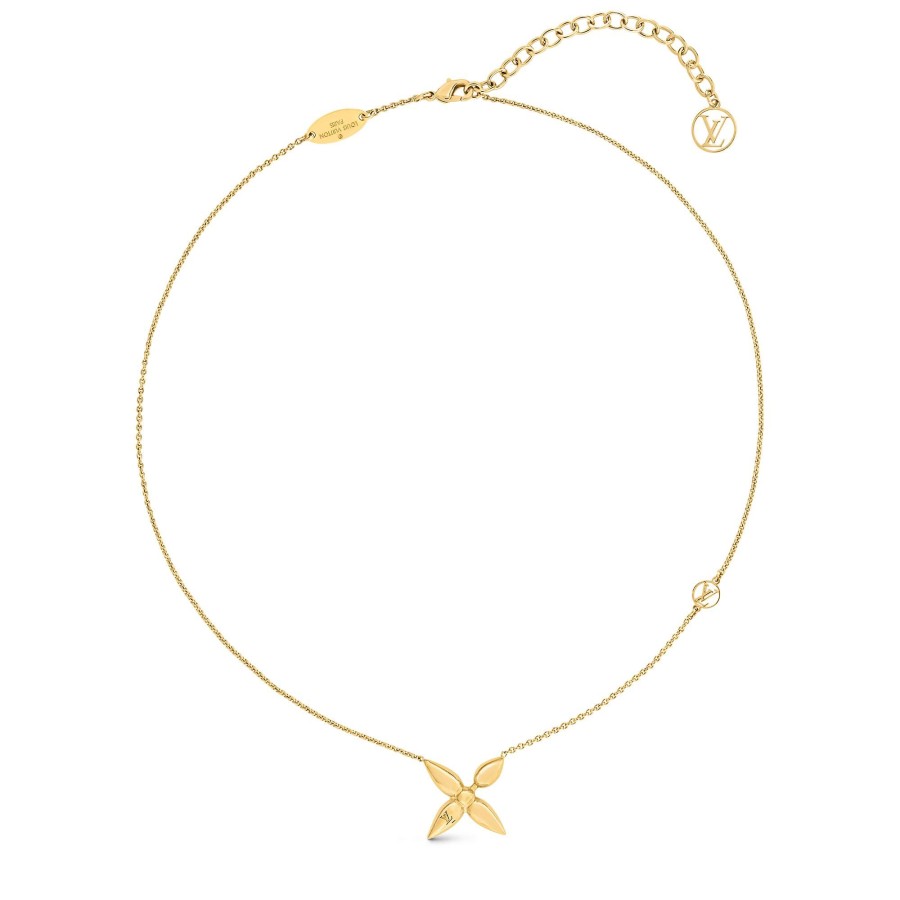 Women Louis Vuitton Necklaces And Pendants | Louisette Necklace Gold