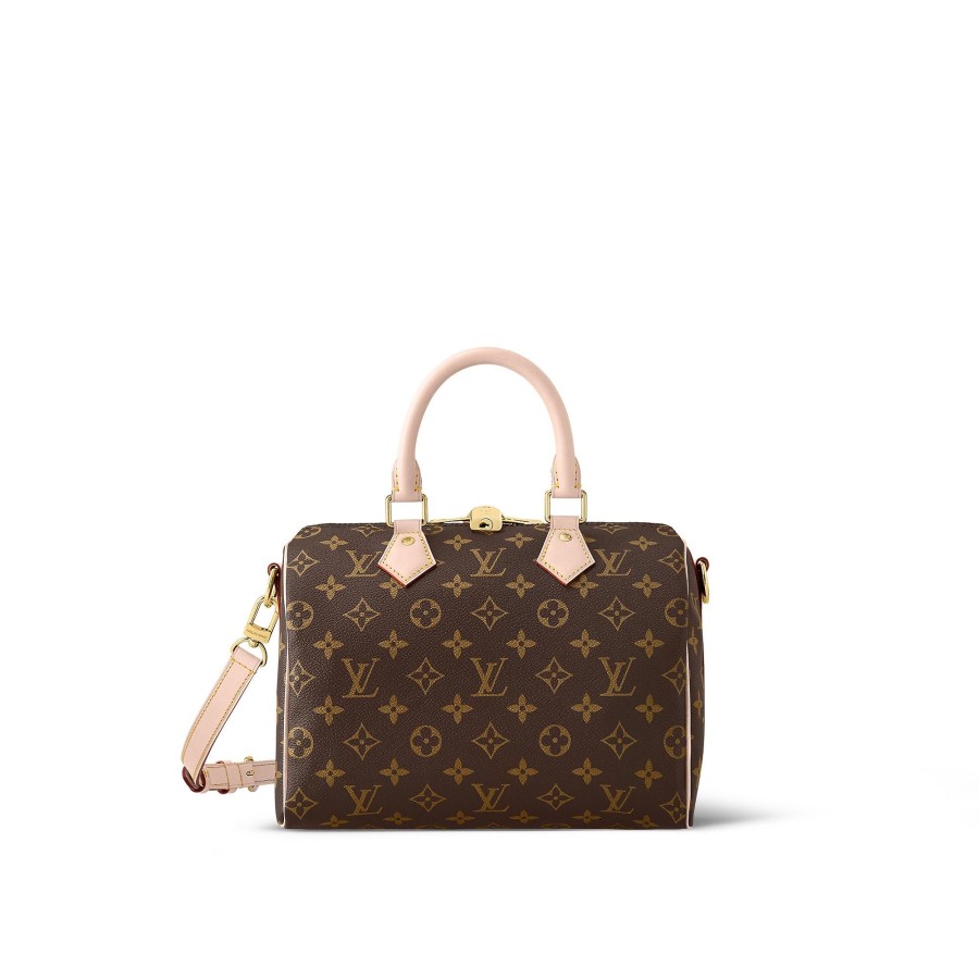 Women Louis Vuitton Iconic Monogram Bags | Speedy Bandouliere 25