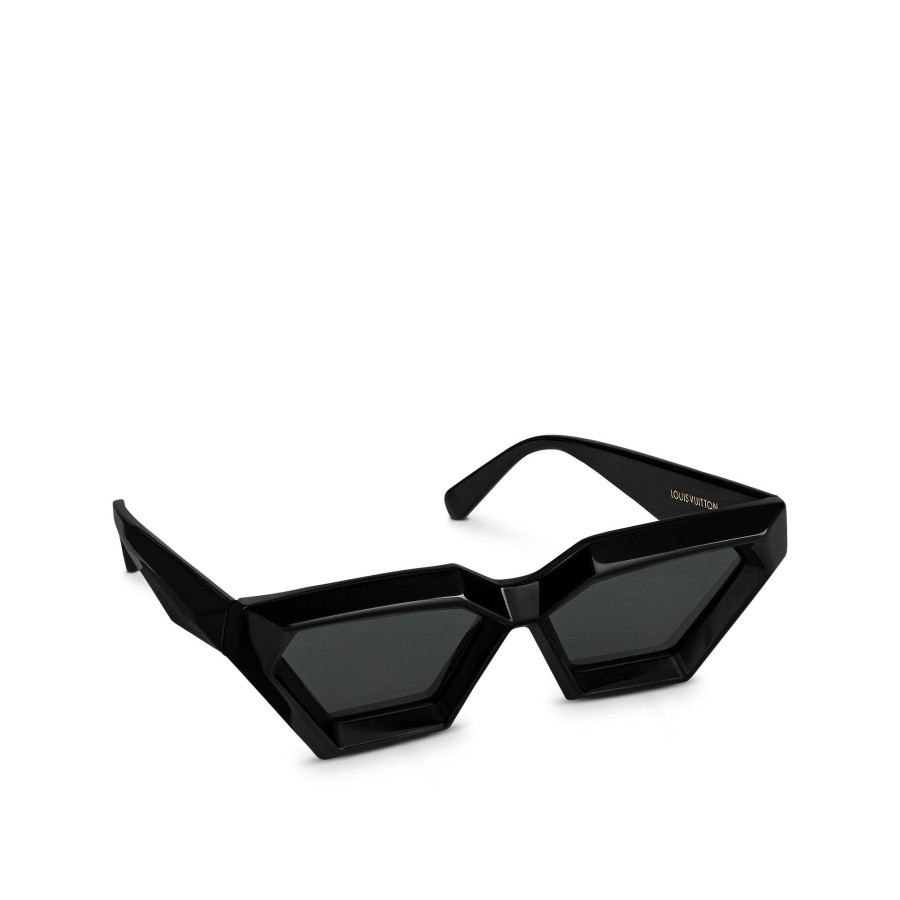 Women Louis Vuitton Sunglasses | The Lv Cut Sunglasses Black