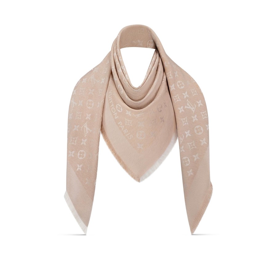 Women Louis Vuitton Shawls And Stoles | Lv Today Shawl Beige