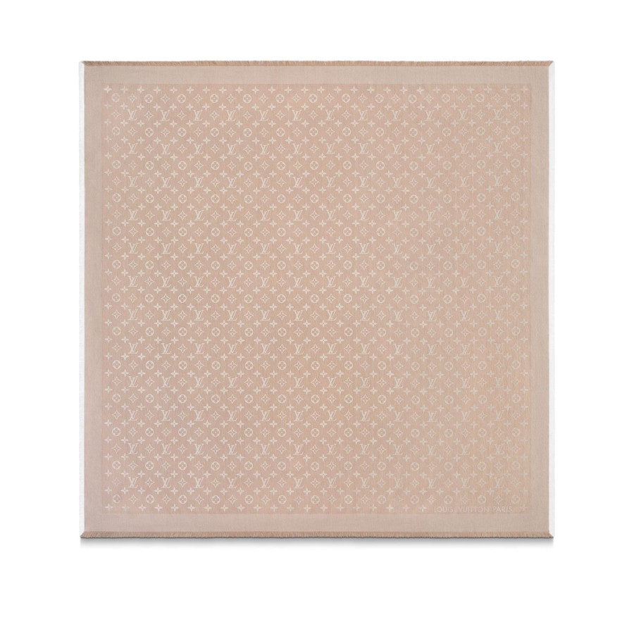 Women Louis Vuitton Shawls And Stoles | Lv Today Shawl Beige