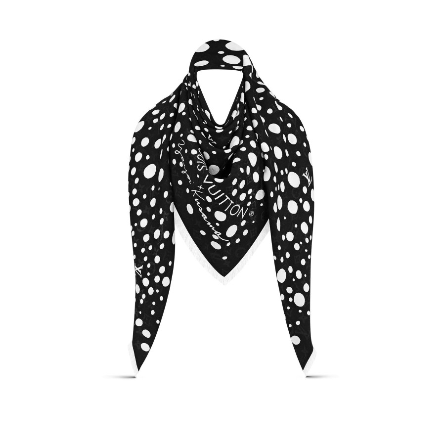 Women Louis Vuitton Shawls And Stoles | Lv X Yk Infinity Dots Shawl