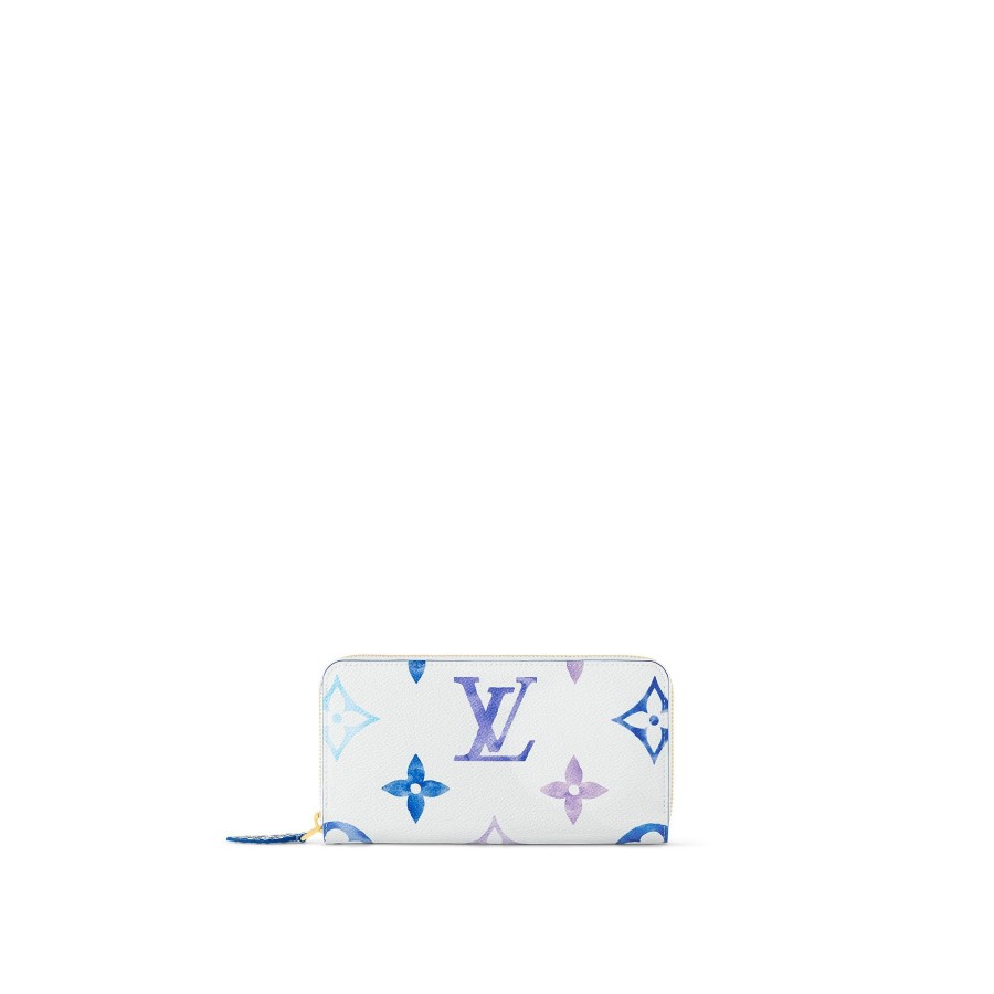 Women Louis Vuitton Long Wallets | Zippy Wallet Blue