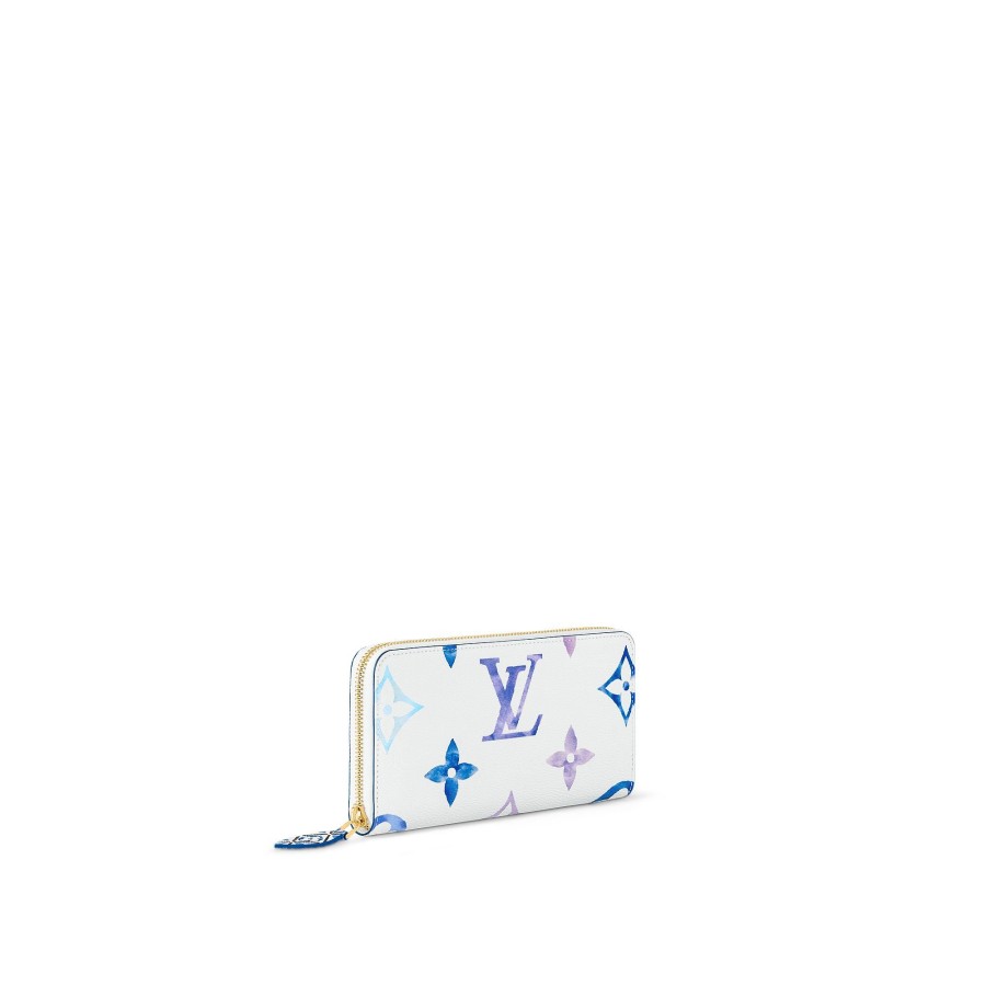 Women Louis Vuitton Long Wallets | Zippy Wallet Blue