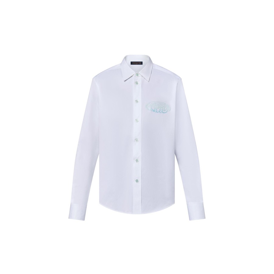 Men Louis Vuitton Shirts | Long-Sleeved Cotton Shirt