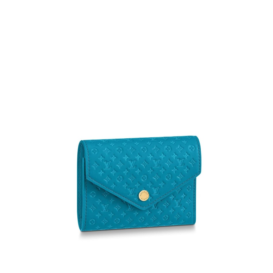 Women Louis Vuitton Compact Wallets | Victorine Wallet Blue