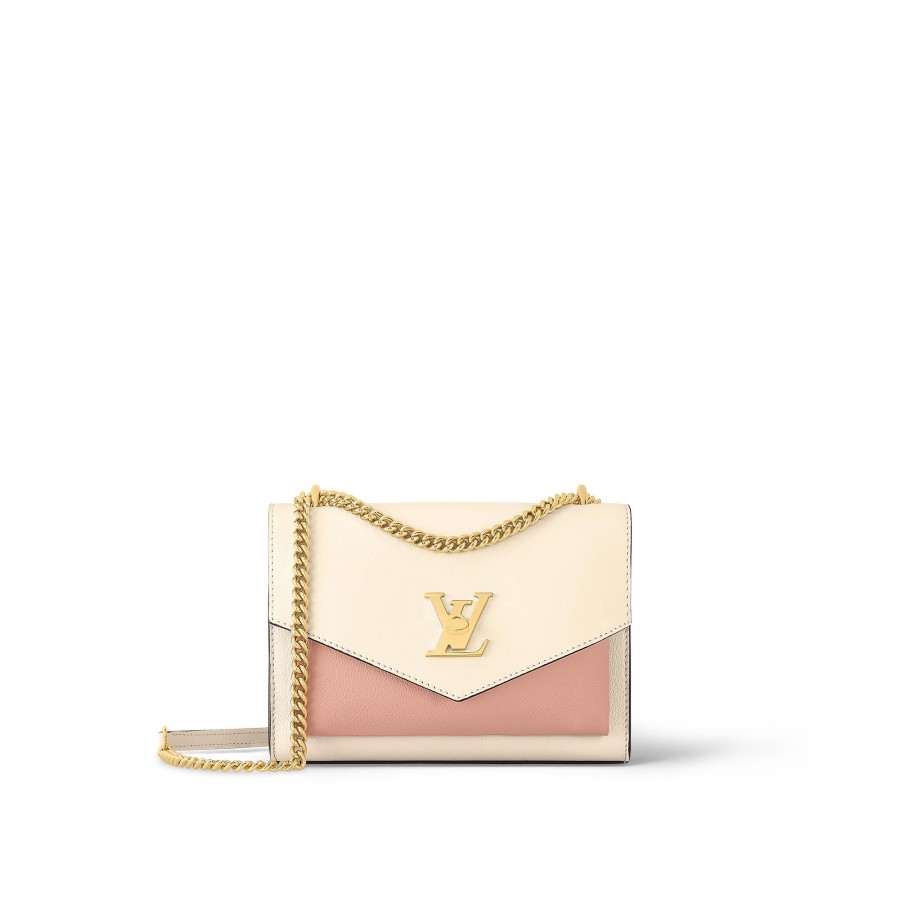 Women Louis Vuitton Leather Bags | Mylockme Chain Bag Rose Trianon/Quartz