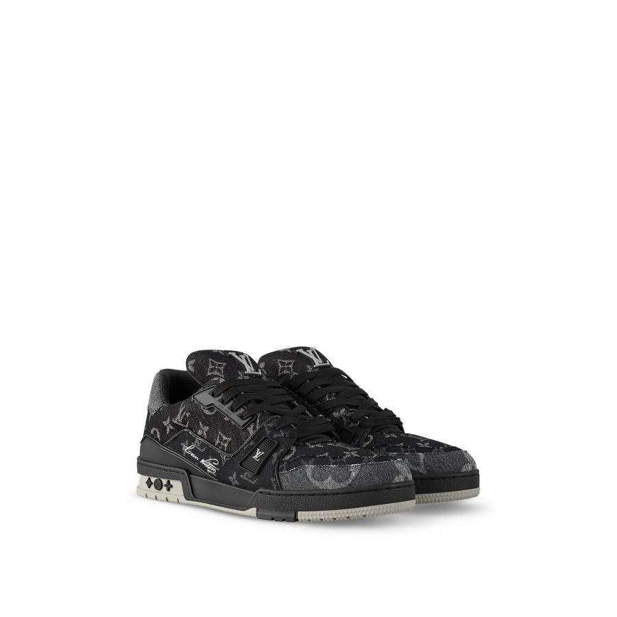 Men Louis Vuitton Sneakers | Lv Trainer Sneaker Black