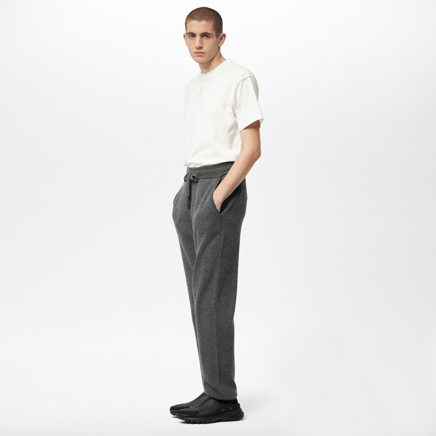 Men Louis Vuitton Pants | Lvse Inside Out Cashmere Pants Light Grey