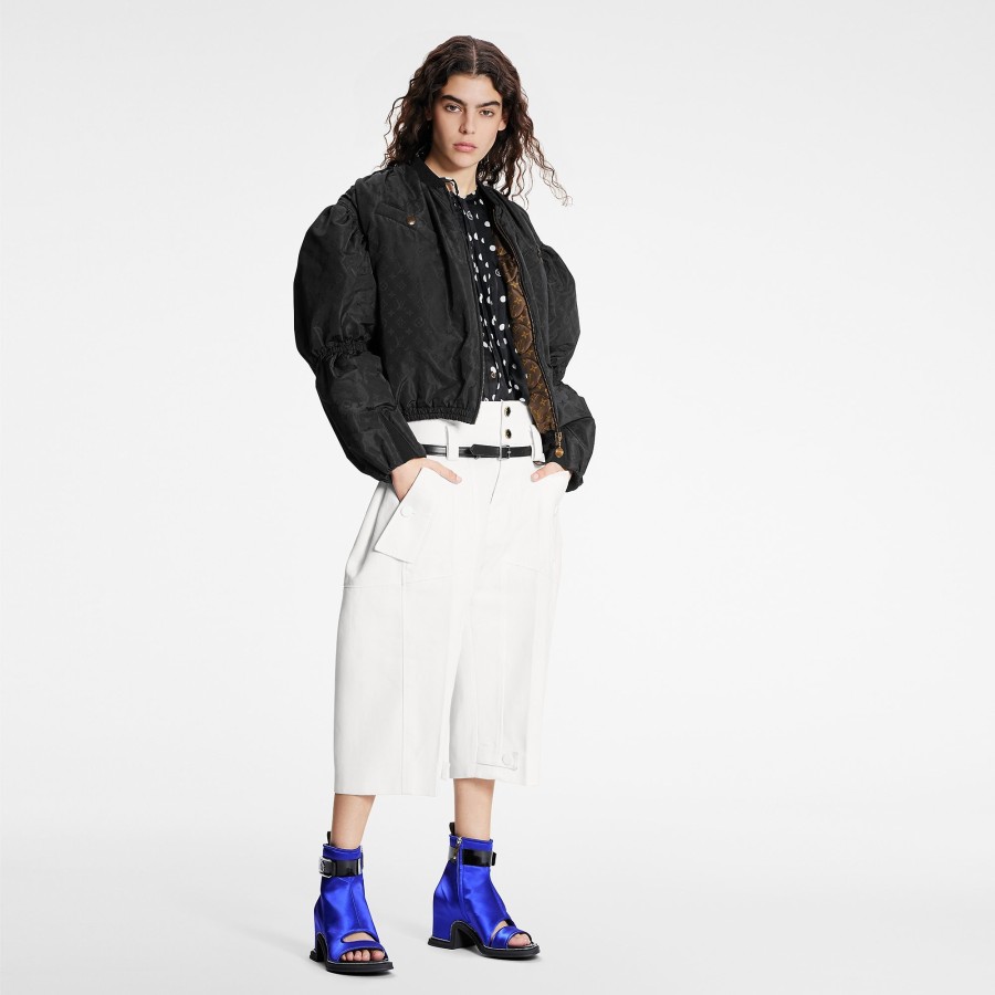 Women Louis Vuitton Coats And Jackets | Bishop Sleeves Bomber Jacket