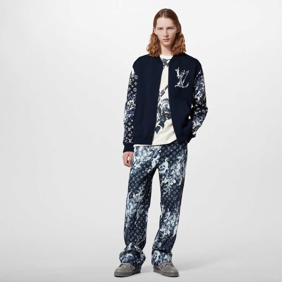 Men Louis Vuitton Knitwear And Sweatshirts | Zipped Cotton Blend Blouson