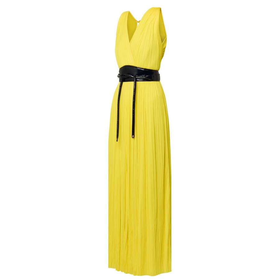 Women Louis Vuitton Dresses | Pleated Jersey Long Dress