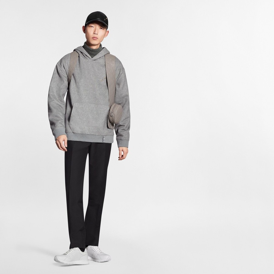 Men Louis Vuitton Knitwear And Sweatshirts | Double Face Hoodie