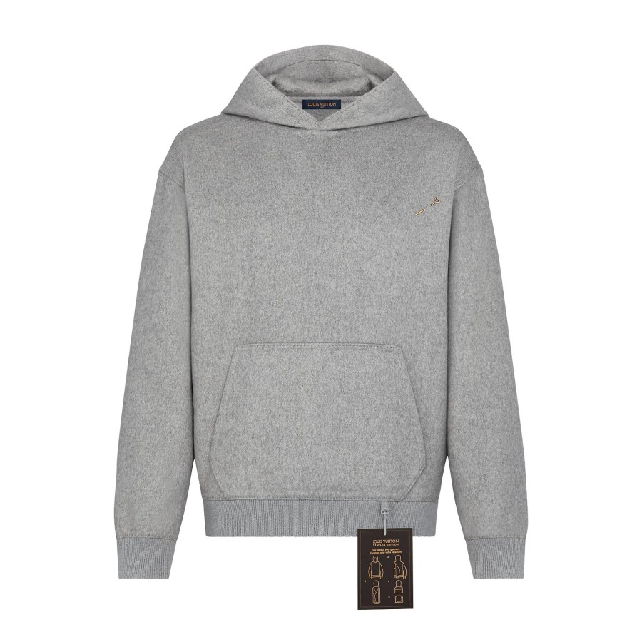 Men Louis Vuitton Knitwear And Sweatshirts | Double Face Hoodie