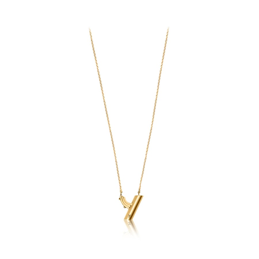 Women Louis Vuitton Necklaces And Pendants | Lv & Me Necklace, Letter Y