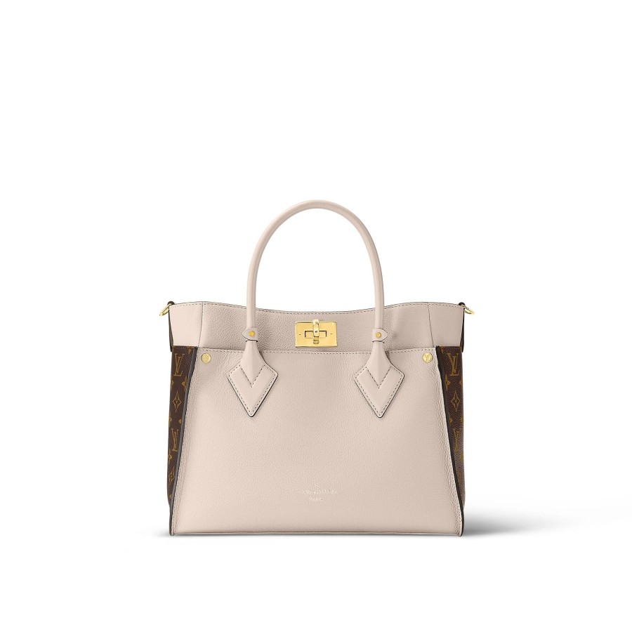 Women Louis Vuitton Shoulder And Cross Body Bags | On My Side Mm Greige