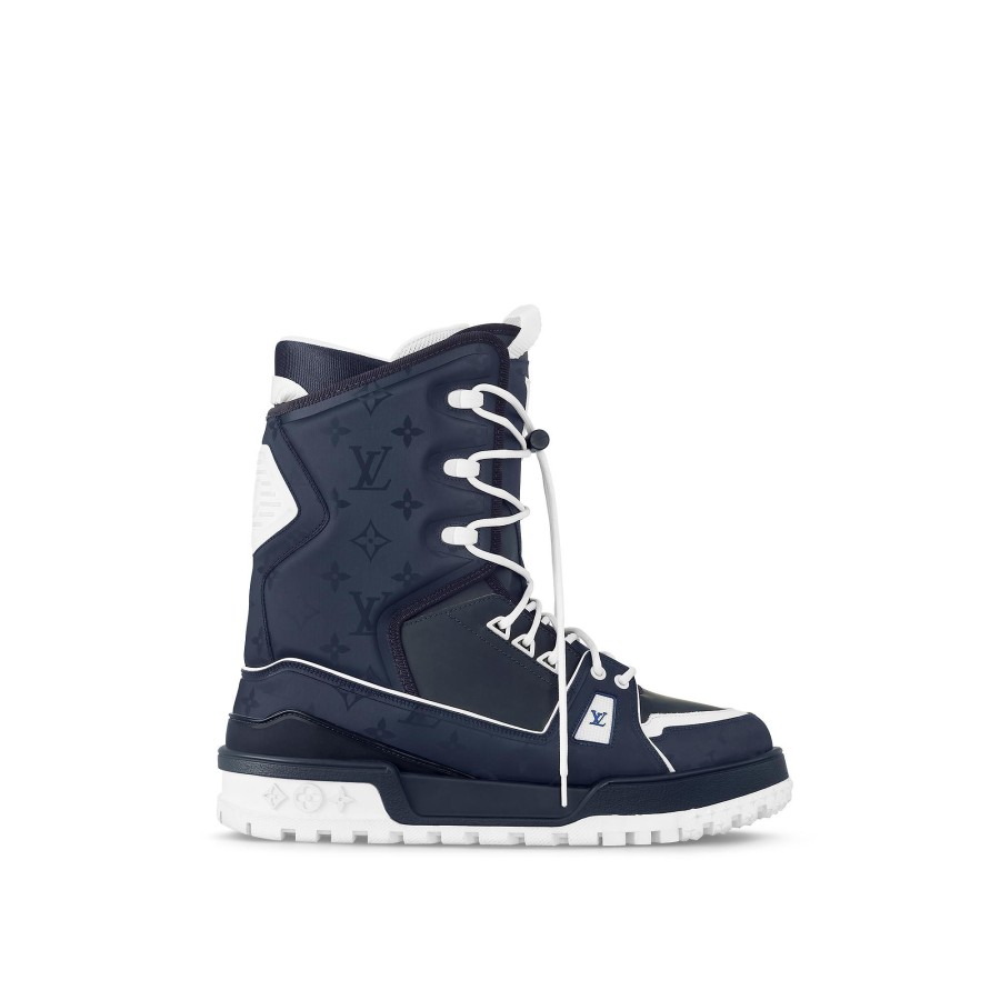 Men Louis Vuitton Boots | Lv Trainer Snow Boot Marine