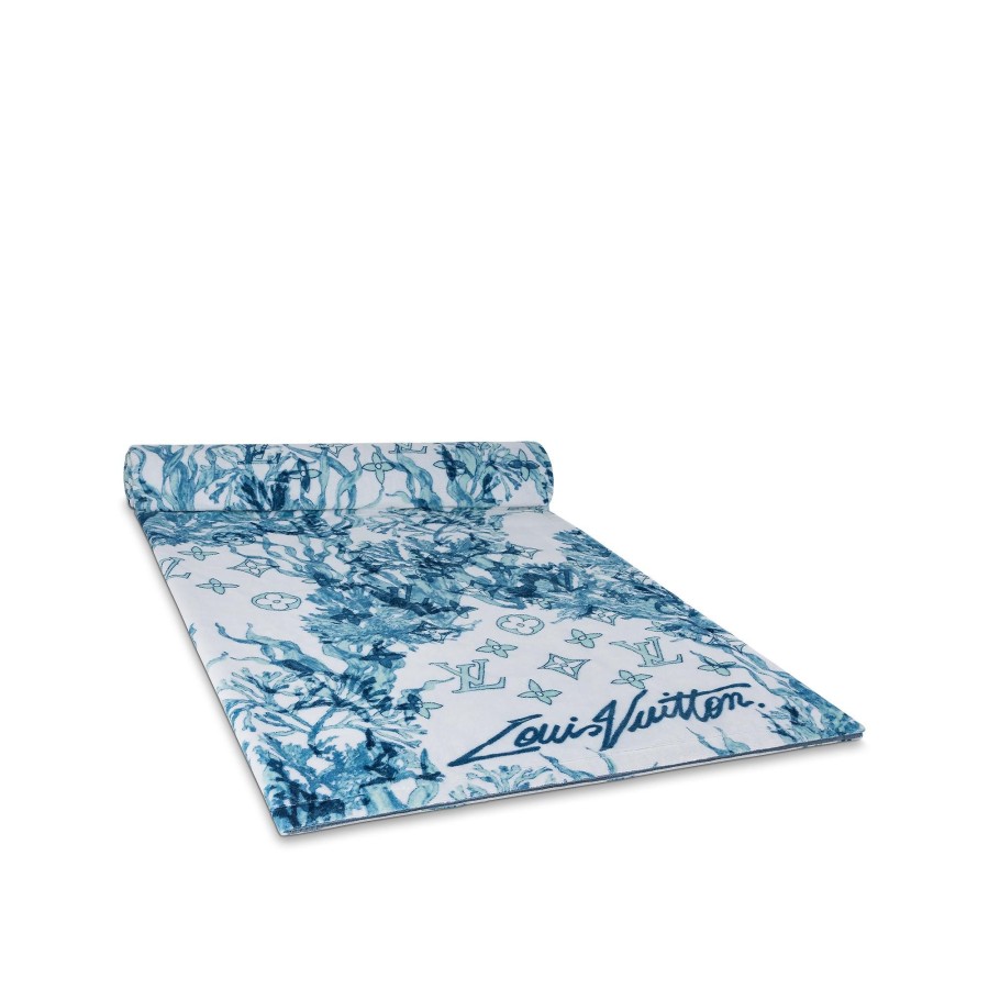 Men Louis Vuitton Home Textile | Monogram Aquagarden Beach Towel